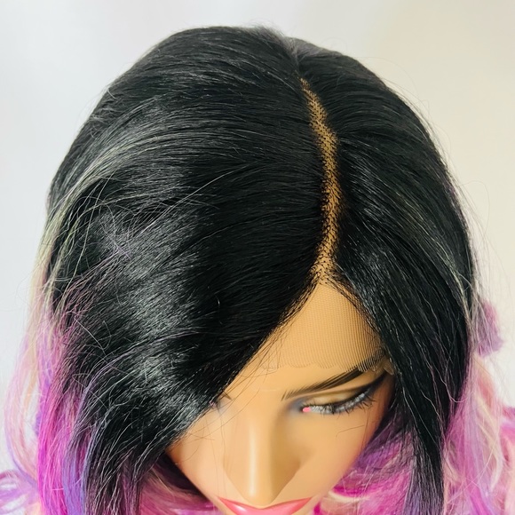 Gorgeous 24” Berry Crumble Color Lace Front Wig for Daily Wear/Events - Picture 2 of 12